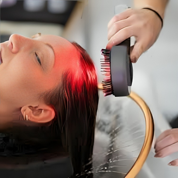 Red Light Therapy Scalp Massaging Brush